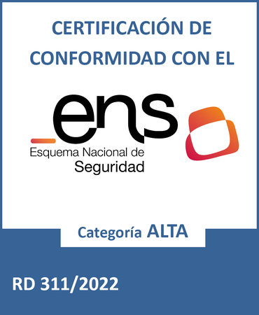ENS conformity certificate, category HIGH (PDF) (opens in a new tab)